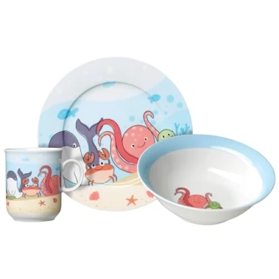 Abbildung von Ritzenhoff &amp; Breker Kindergeschirr Set Unterwasserwelt, 3 teilig