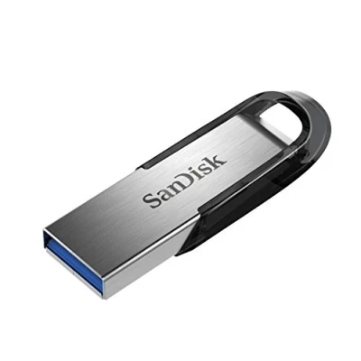 Abbildung von SanDisk Ultra Flair USB 3.0 Flash Laufwerk 32 GB (robustes und elegantes Metallgehäuse, Passwortschutz, 150 MB/s Lesen) Schwarz