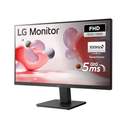 Abbildung von LG Full HD Monitor 24MR400 B.AEUQ 24 Zoll, IPS Panel, FreeSync, VESA FDMI, 100Hz, Schwarz