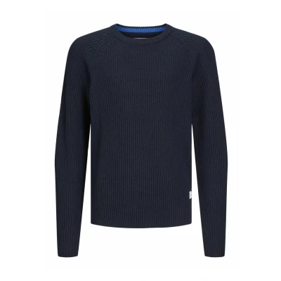Abbildung von Jack &amp; Jones Jjpannel Strickpullover, Herren, Größe: Small, Navy blazer 1