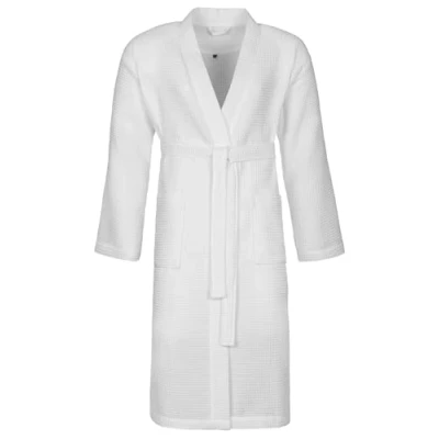 Abbildung von Vossen Bademäntel unisex Kimono Wellington L weiß 030 M