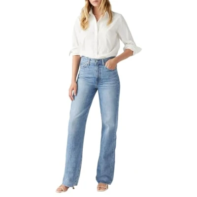 Abbildung von Levi&#039;s Ribcage WIDE LEG Jeans Relaxed Fit, Damen, Größe: 32x30, Light blue denim