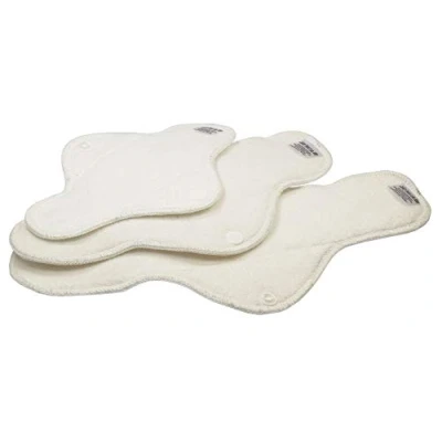 Abbildung von Blümchen wasserdichte Kuschel Slipeinlage BIO 3er Set Grösse M 26x5cm
