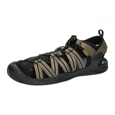 Abbildung von KEEN Herren Drift Creek H2 Sandalen, Dark Olive/Black, 42 EU