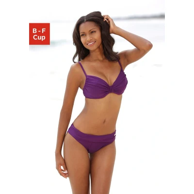 Abbildung von Lascana Saphir SET Bikini, Damen, Größe: 46xB, Fuchsia