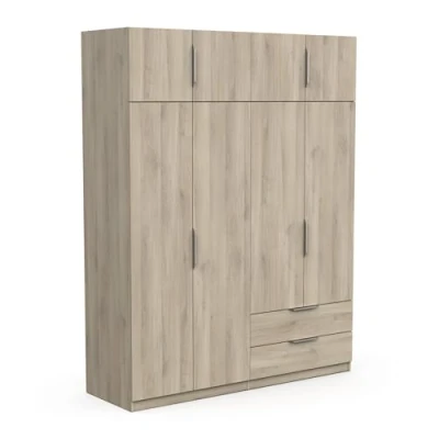 Abbildung von Demeyere GROUP Drehtürenschrank »4 große Türen,4 kleine Türen, 2 Schubladen«, Breite ca. 157cm,Höhe 200cm,viel Stauraum,mit Innenaustattung