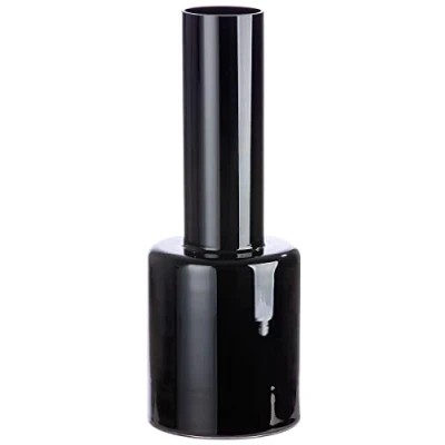 Abbildung von GILDE Blumenvase Deko Vase aus Glas Wohnzimmer Geschenk für Frauen Geburtstag Muttertag schwarz glänzend Höhe 50 cm