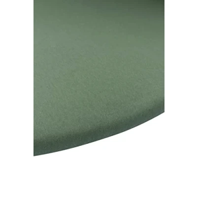 Abbildung von Meyco Baby Spannbettlaken Laufgittermatratze Uni Forest Green Rund 90/95cm Einzelpackung