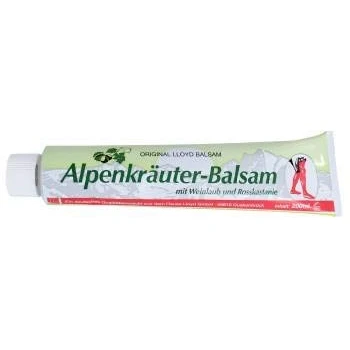 Abbildung von Alpenkräuter Balsam mit Weinlaub+Rosskastanie Lloyd