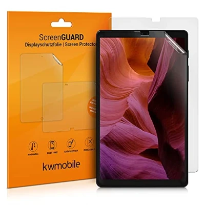 Abbildung von kwmobile 2X Tablet Schutzfolie kompatibel mit Samsung Galaxy Tab A7 Lite 8.7 (2021) Folie Full Screen Protector Displayfolie entspiegelt