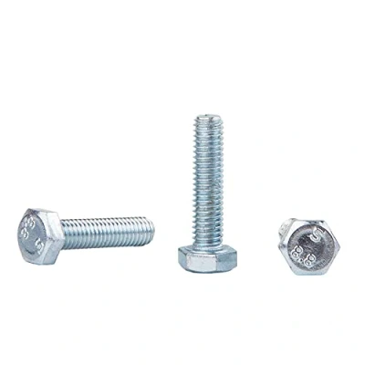 Abbildung von 100 Stück DIN 933 Stahl Sechskantschrauben M6 x 25 mm 8.8 Grade Vollgewinde Gewindeschrauben (100, mm)