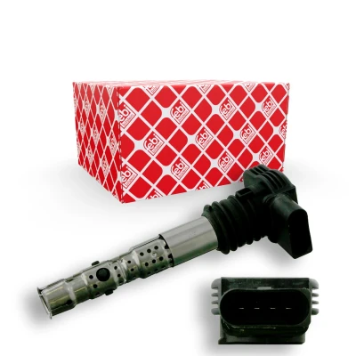 Abbildung von FEBI BILSTEIN 27470 Zündspule VOLKSWAGEN: Golf 4, Polo IV Hatchback, Bora Saloon, AUDI: A4 B5 Avant, B7 Saloon