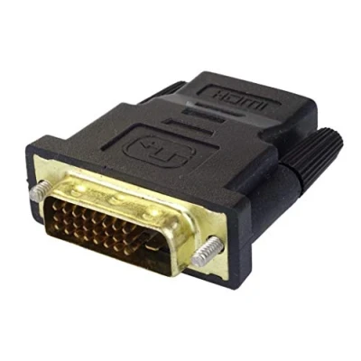 Abbildung von PremiumCord HDMI zu DVI D Adapter zum Anschließen von Audio Video Geräten, Buchse Stecker, Full HD 1080p bei 60 Hz Videoauflösung, vergoldetes Design, A 2