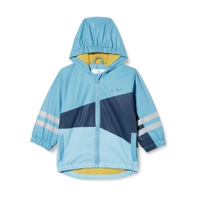 Abbildung von Playshoes Unisex Kinder Fleece Futter Regenmantel Regenjacke Regenbekleidung, Marine Waldtiere, 92