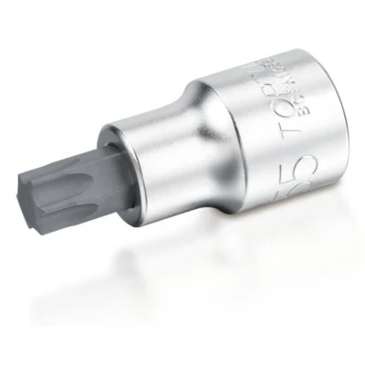 Abbildung von TOPTUL BCFA0827 Steckschlüsseleinsatz 1/4 Torx T27 Chrom Vanadium Stahl
