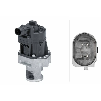 Abbildung von HELLA 6NU 014 864 741 AGR Ventil elektrisch ohne Dichtung FIAT: BRAVO 2, Ducato III Van, Grande Punto Hatchback, ALFA ROMEO: 159 Saloon