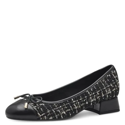 Abbildung von MARCO TOZZI Damen Pumps mit Schleife Elegant, Schwarz (Black Comb), 40 EU