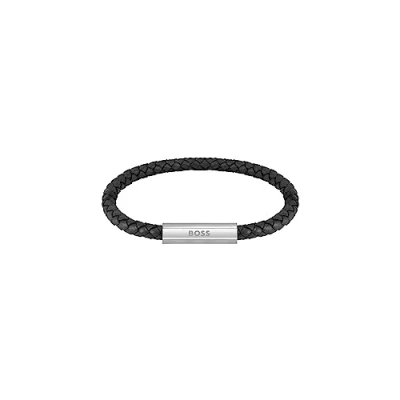 Abbildung von BOSS Braided Armband, Herren, Größe: One Size, Black