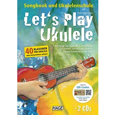 Abbildung von Let&#039;s Play Ukulele mit 2 CDs + DVD: Songbook und Ukulelenschule