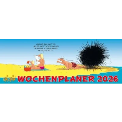 Abbildung von Uli Stein Wochenplaner 2026: Tischkalender: Terminplaner zum Aufstellen (Uli Kalender 2026)