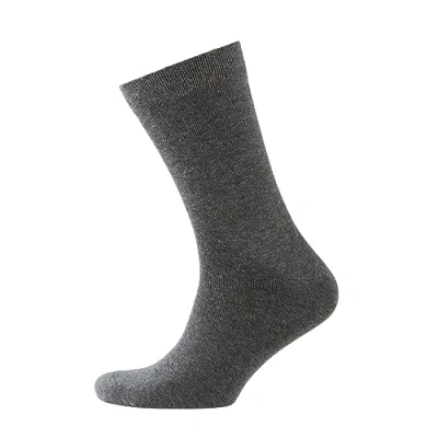 Abbildung von Nur Der Herren 3er Pack Ohne Gummi Mit Komfortbund Einschneiden Aus Weicher Baumwolle Socken, Graumel., 43 46 EU
