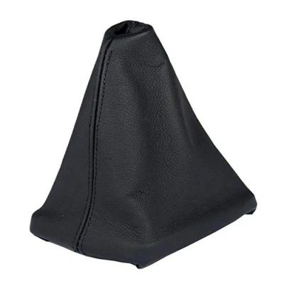 Abbildung von L &amp; P Car Design L&amp;P A042 Schaltsack Schaltmanschette kompatibel mit Audi A4 B5 100% Echtleder Leder Schwarz