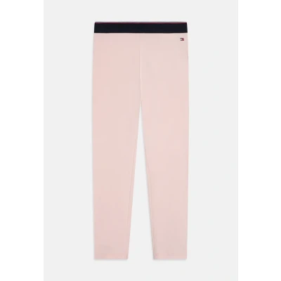 Abbildung von Tommy Hilfiger Global Stripe Unisex Leggings Hosen für Kinder, Größe: 68, Precious pink