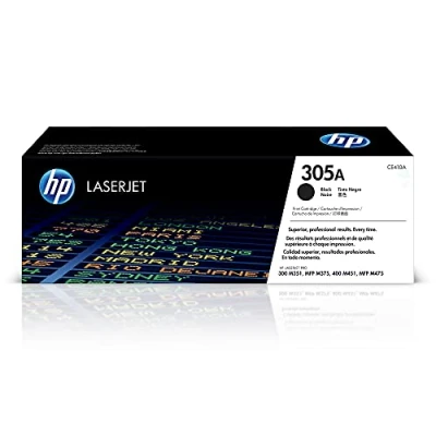 Abbildung von HP 305A (CE410A) Schwarz Original Toner für Laserjet Pro M351, M375nw, M451, M475