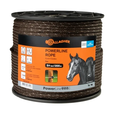 Abbildung von 200 m Gallagher Weidezaunseil PowerLine Cord (terra)