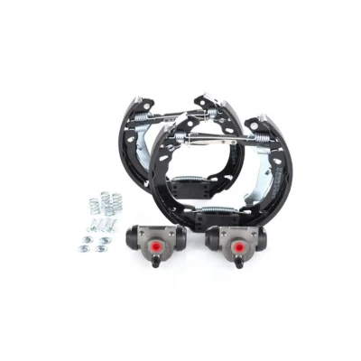 Abbildung von BOSCH 0 204 114 645 Bremsensatz, Trommelbremse mit Zubehör, Radbremszylinder FIAT: Panda II Hatchback, 500 C Convertible, Hatchback