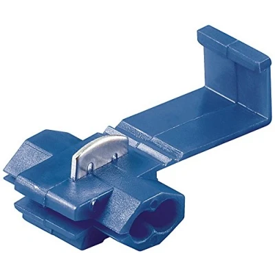 Abbildung von Fixpoint 17015 Schnellverbinder für Kabelgröße 1.5 mm² 2.5 mm², Blau (100 er pack)
