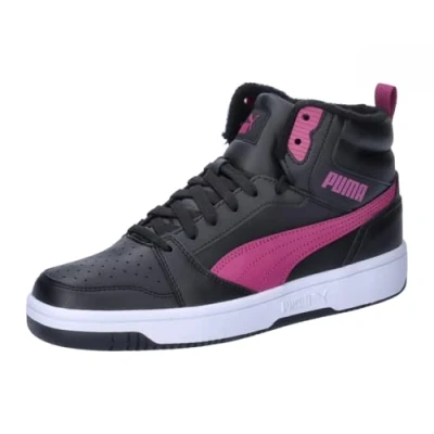 Abbildung von PUMA Rebound V6 Mid WTR Jr Sneaker, Black Magenta Gleam White, 37.5 EU
