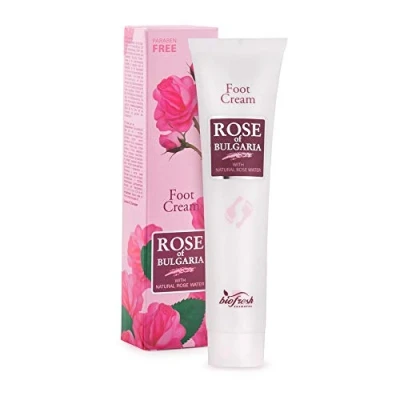Abbildung von Biofresh Rose of Bulgaria Antimikrobe Fußcreme mit bulgarischem Rosenwasser, 75 ml