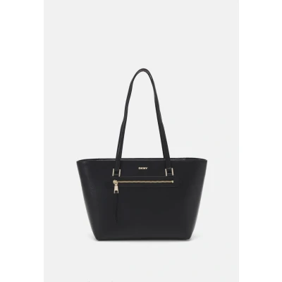 Abbildung von DKNY Bryant TOTE Handtasche, Damen, Größe: One Size, Black/gold