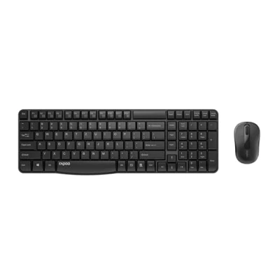 Abbildung von Rapoo Tastatur und Maus Set »X1800S kabelloses Set, 2.4 GHz, 1000 DPI, Schwarz«