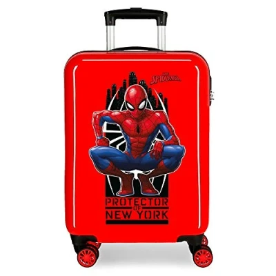 Abbildung von Marvel Spiderman Geo Kabinenkoffer Rot 37x55x20 cms Hartschalen ABS Kombinationsschloss 34L 2,6Kgs 4 Doppelräder Handgepäck