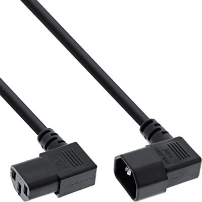 Abbildung von InLine 16657L Netz Y Kabel, Kaltgeräte, 1x IEC C14 auf 2x C13, 5m