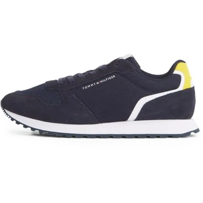 Abbildung von Tommy Hilfiger Herren Runner Sneaker New Eva Mix Sportlich, Blau (Desert Sky), 43