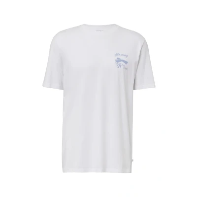 Abbildung von T Shirt mit kleinem Print weiß XL