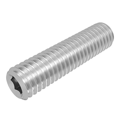 Abbildung von SECCARO Gewindestift mit Kegelkuppe M5 x 20 mm, Edelstahl V2A VA A2, DIN 913 / ISO 4026, Innensechskant, Stück