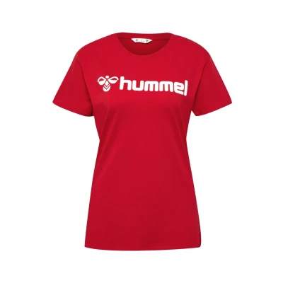 Abbildung von Hummel GO 2 0 LOGO S/S Tshirt print, Damen, Größe: 44, True red