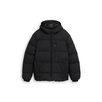 Abbildung von TOM Tailor Denim Hooded Puffer Winterjacke, Herren, Größe: XXL, Black