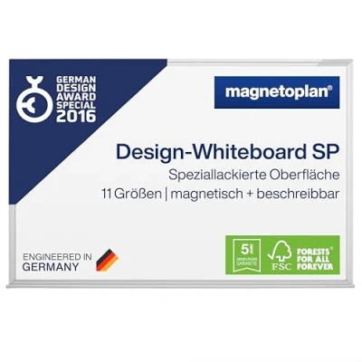 Abbildung von magnetoplan Whiteboard Typ SP Stahlblech lackiert BxH 3000 x 1200 mm
