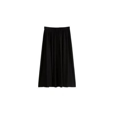 Abbildung von Marc O&#039;Polo Denim AUS Stretchetch Alinienrock, Damen, Größe: Small, Black