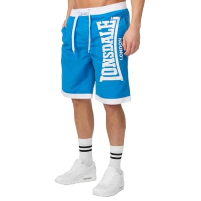 Abbildung von Lonsdale Herren Badeshorts Clennell, Farbe:Blue/White, Größe:M