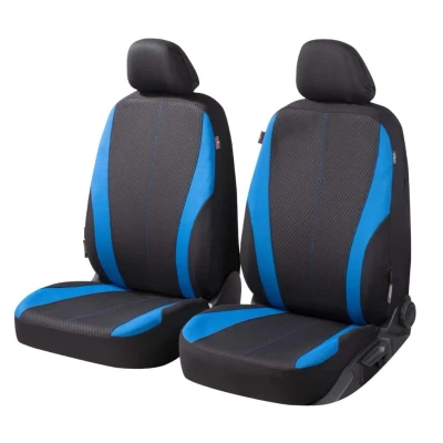 Abbildung von WALSER Dundee ZIPP IT 11855 Sitzschonbezug blau/schwarz Polyester vorne