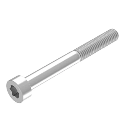 Abbildung von SECCARO Zylinderschraube M6 x 55 mm, Edelstahl V2A VA A2, DIN 912 / ISO 4762, Innensechskant, Teilgewinde, 20 Stück