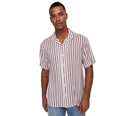 Abbildung von Only &amp; Sons Onswayne LIFE SS NOOS Hemd, Herren, Größe: Medium, Nirvana
