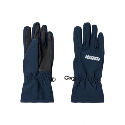 Abbildung von Name it Nknalfa Glove Unisex Fingerhandschuh für Kinder, Größe: 104 116, Black