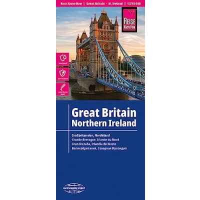 Abbildung von Reise Know How Landkarte Großbritannien, Nordirland / Great Britain, Northern Ireland (1:750.000): reiß und wasserfest (world mapping project)
